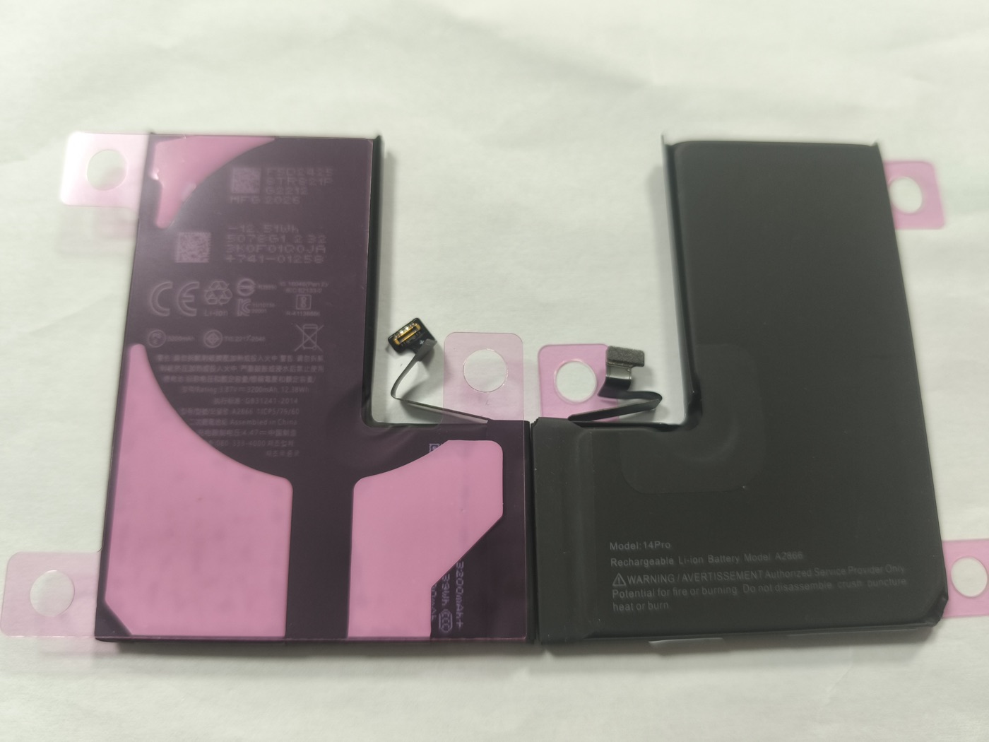 iPhone 14 Pro OEM Material Diagnostics battery wholesale product photo