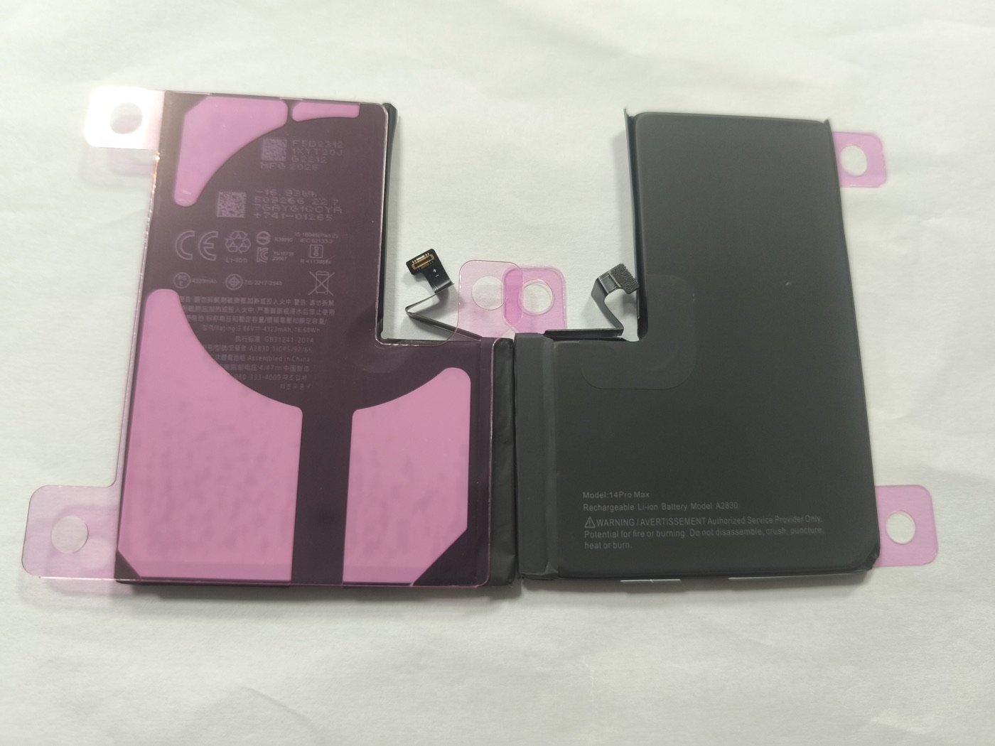 iPhone 14 Pro Max OEM Material Diagnostics battery wholesale product photo